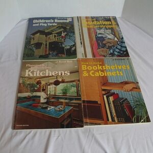 Sunset Building Remodeling & Home Design Books‎ Lot of 4 DIY Projects